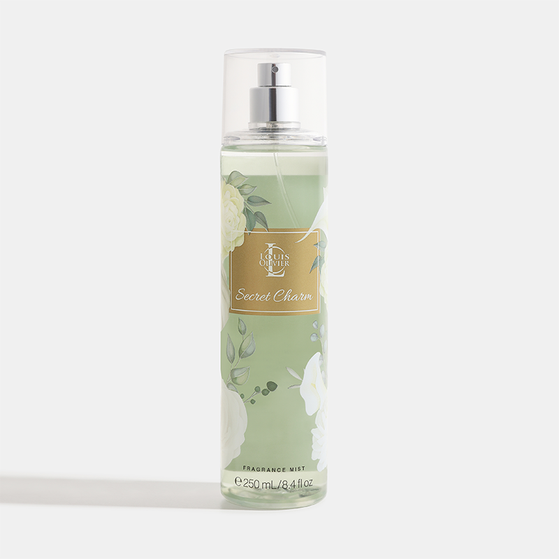 Perfume bottle with floral design on a white background Crystal-Gift-Set House of perfumes India