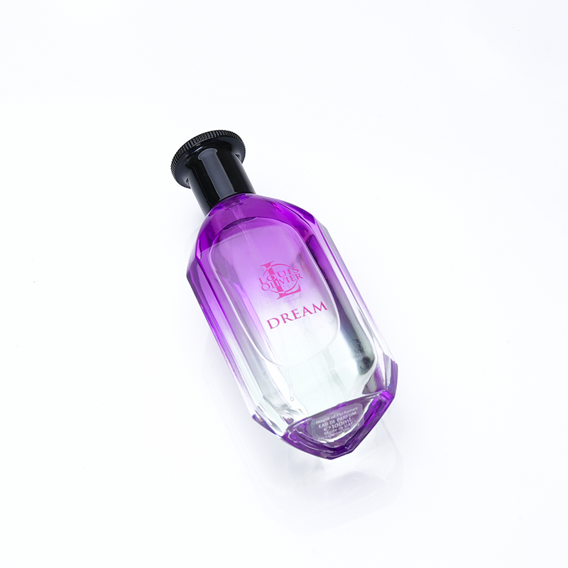 Purple perfume bottle labeled 'Dream' on a white background. House Of Perfumes India