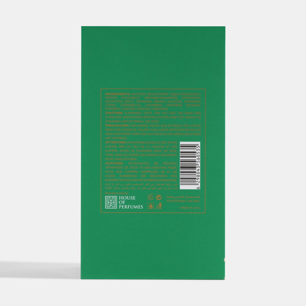 Laya Fresh Green book cover with text and a barcode on a white background. House Of Perfumes India