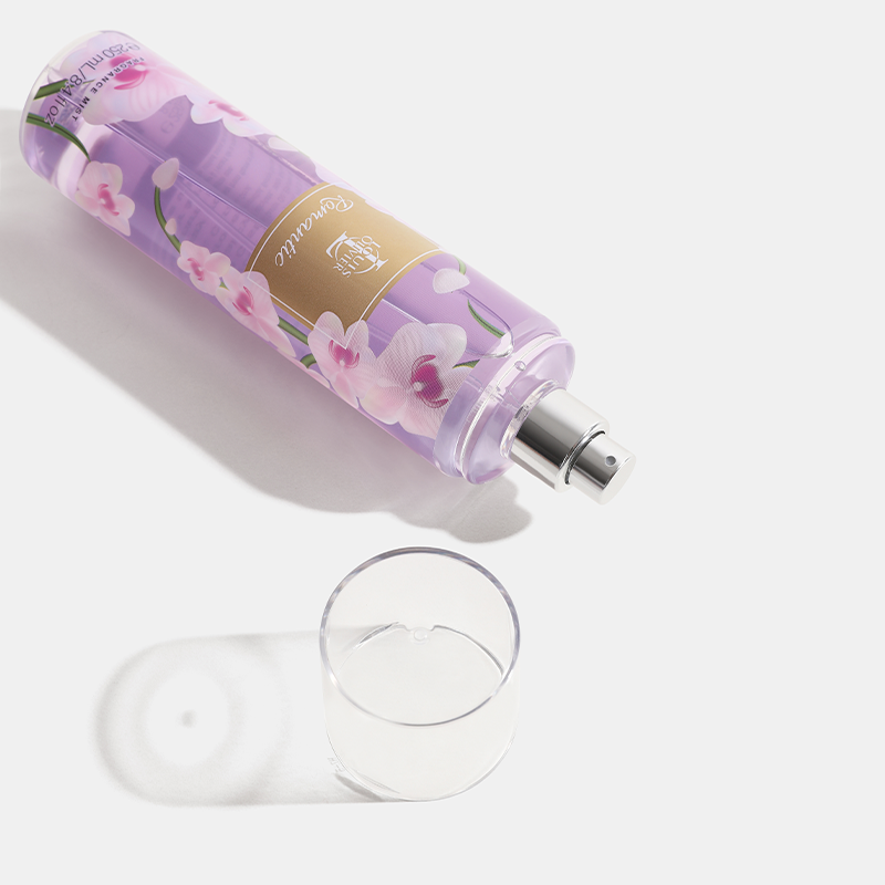 Romantic bottle with floral design on a white background. House Of Perfumes India