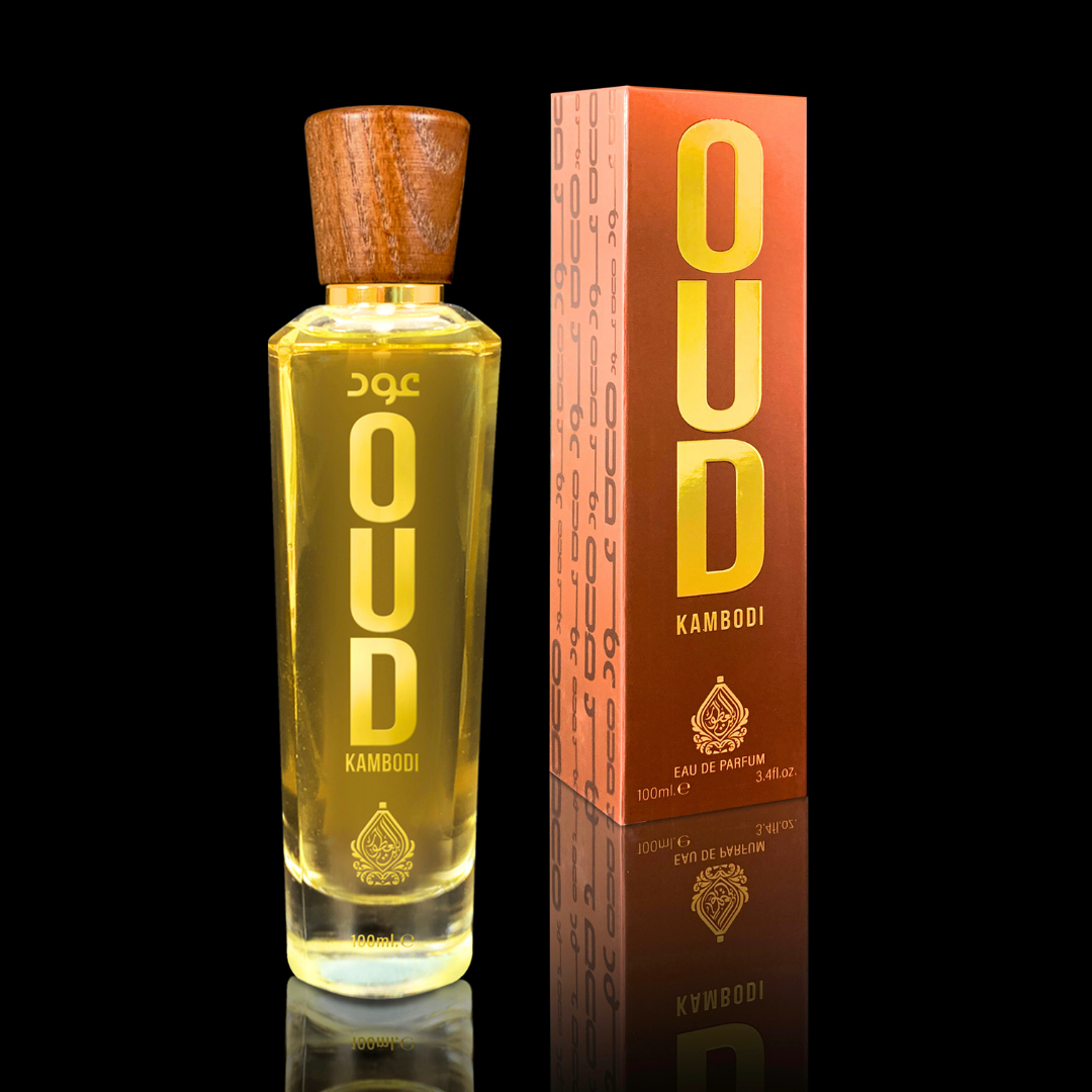 Oud Kambodi perfume bottle with Box