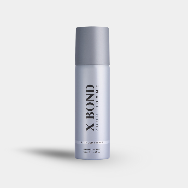 X-Bond bottled Silver body spray - House of Perfumes India